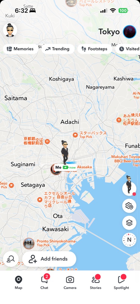 Position à Tokyo