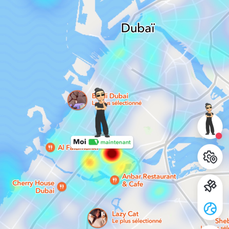 Position à Dubaï
